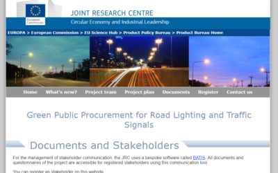 Green Public Procurement for Road Lighting and Traffic Signals