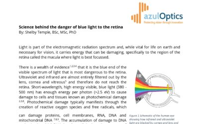 Science behind the danger of blue light to the retina