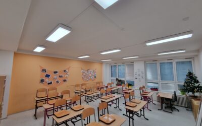Prokognitivní osvětlení Spectrasol navozuje ve škole pocit příjemného denního světla
