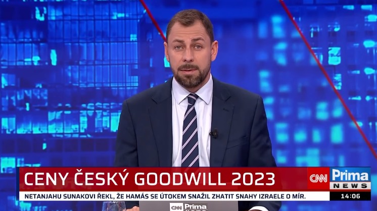 PRIMA CNN NEWS: Reportáž z galavečera Český Goodwill 2023