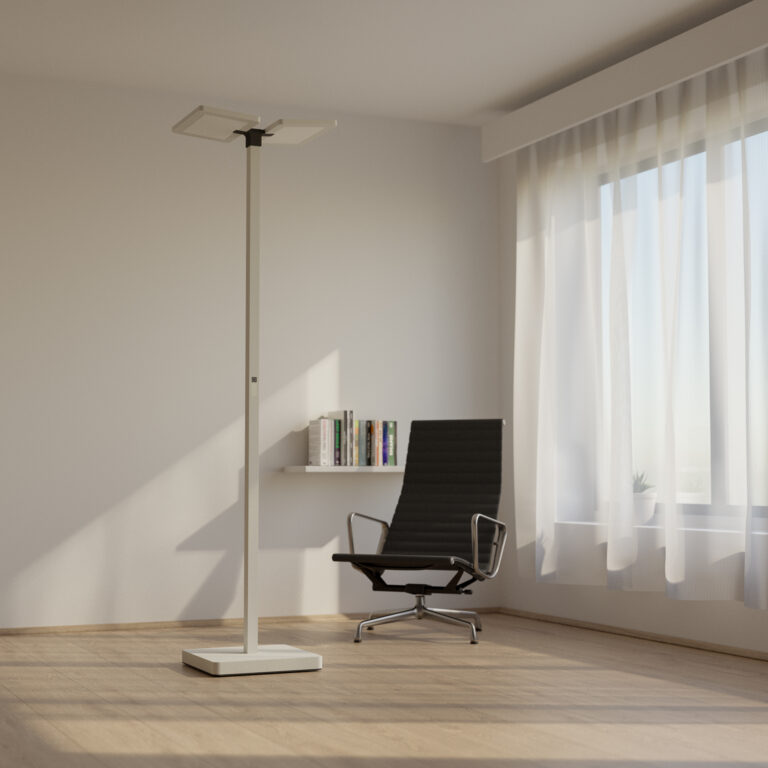 Nová LED lampa Spectrasol Sunflow napodobuje světlo v přírodě 24 hodin